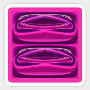 vibrant pinky purple creative design Sticker